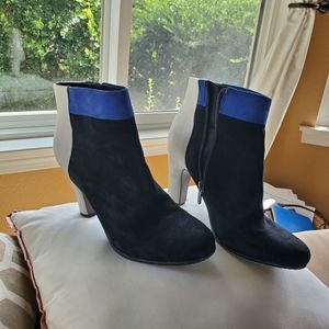 Sam Edelman color block boots.